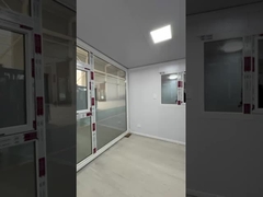 Diseño de casa de contenedores expandible de piso de 18 mm de madera contrachapada de bambú para dos habitaciones