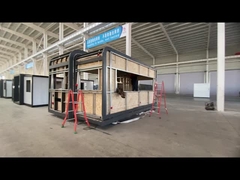 Ventilación inteligente de aire fresco Casa cápsula de manzana Vidrio templado Ventanas