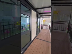 Diseño de interiores personalizable 40 pies Contenedor expandible Casa con dos habitaciones 20-30 años de durabilidad