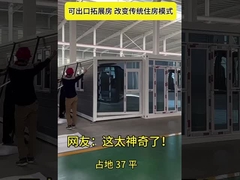 Instalación fácil y rápida para la casa de contenedores de doble ala expandible