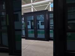 Grado 8 Resistencia a terremotos 20FT Casas prefabricadas con ventana de aluminio de puente roto