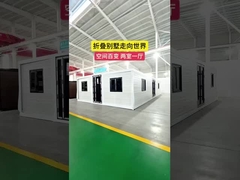 Casa de contenedores expandible de 56 metros cuadrados con pared de panel sandwich EPS