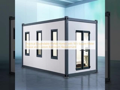 Casas prefabricadas expandibles y prácticas con casa de 18.5 metros cuadrados y requisito de baño personalizado