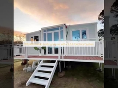 Casa plegable prefabricada de 20 pies/40 pies con sistema eléctrico CE/UL