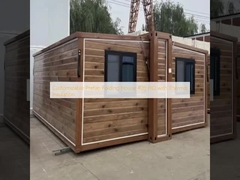 Casa plegable prefabricada personalizable de 40 pies HQ con aislamiento térmico