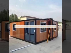Casa plegable prefabricada modular de 700 mm con estructura de acero