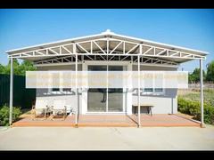 Casa de contenedores expandible de 40 pies con 72 m2 de área de estar Color personalizado y plomería lista para usar