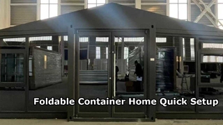 Configuración rápida para el hogar con contenedor plegable de 20 pies