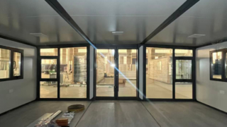 Contenedor plegable de 20 pies Configuración sencilla para el hogar