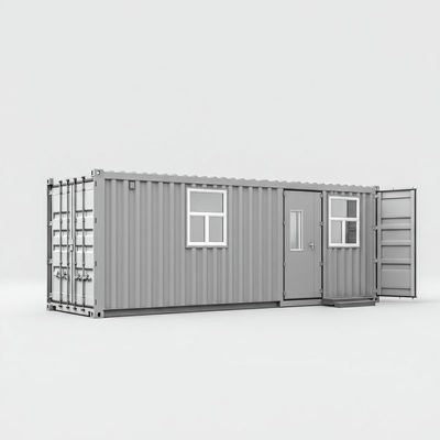 comprar Casa de contenedores plegables convertidos de transporte de 20 pies aislamiento acústico online manufacture