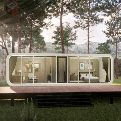 comprar Casa de oficina al aire libre prefabricada impermeable para 2 personas Capsula de aluminio Apple online manufacture