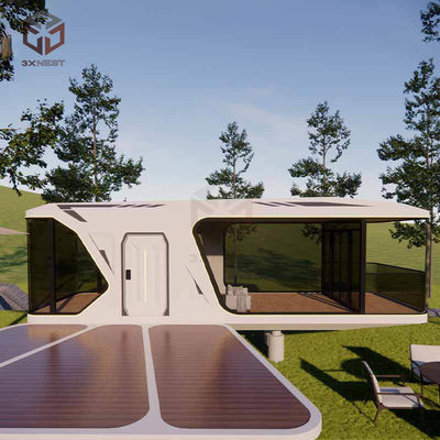 comprar 12KW Casa moderna de la cápsula espacial prefabricada Oficina al aire libre online manufacture