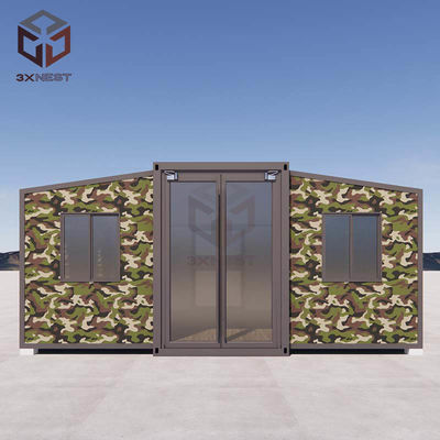 comprar Casas plegables modernas Casas de contenedores de envío expandibles Verde Azul Rojo Blanco online manufacture