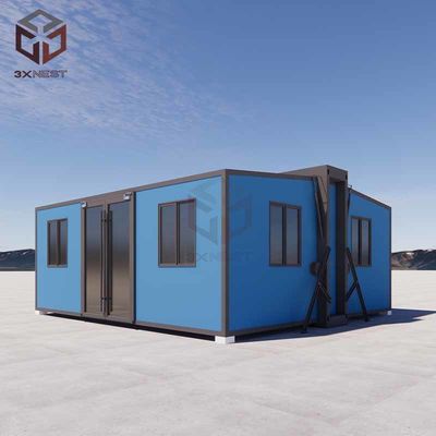 comprar Resistente a terremotos Casa plegable prefabricada pequeña 27.5m2 2 dormitorios 1 baño online manufacture