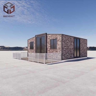 comprar Grado de terremoto 8 estructura de acero de doble ala contenedor casa prefabricada online manufacture