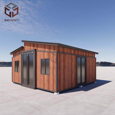 comprar Casas de estructura de acero prefabricadas de 20 pies con ventanas de PVC / aluminio online manufacture