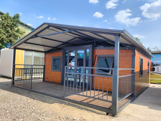 comprar 40ft Expandable Container Home with 2200mm Fold Size 5900x6300x2480mm Extended Size and Accessories Included online manufacture