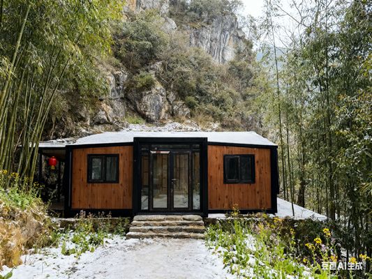 comprar 20ft Foldable Container House with Hot Dip Galvanized Frame Thermal Break Aluminum Windows and Dry Wet Separated Bathroom Fabricación en línea