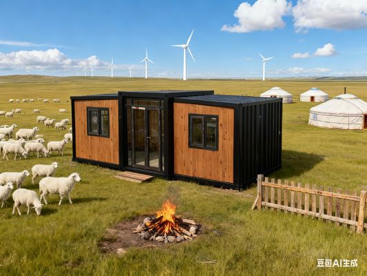 comprar Customized Design Foldable 20ft Container with Thermal-break Aluminum Double Door and 50mm EPS Roof Fabricación en línea