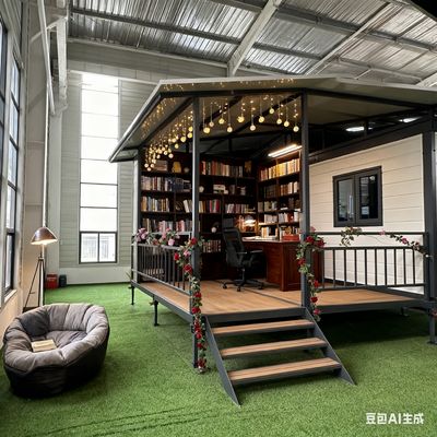 comprar Temporary Housing Solution Collapsible 20ft Container House with Canopy online manufacture