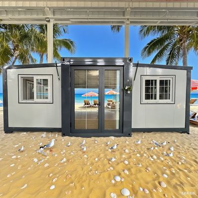 comprar Expandable double wing 20 Foot container house featuring 50mm/75mm Sandwich Panel and 2 KN/m2 Floor Permitted Loading online manufacture