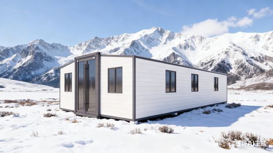 comprar 40ft Expandable Container Home with Bamboo Plywood 18mm Thick Floor 72 Square Meters Floor Area for 3-6 People Accommodation Fabricación en línea