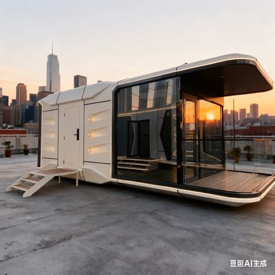 comprar Modern Space Capsule House with 3400 Height 3460 Width and 9 Mm European Pine Board Interior Fabricación en línea