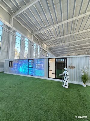 comprar 40ft Expandable Container Home with Internal Dimensions L11540 * W6060 * H2240 Mm, 18 Thick Fireproof Cement Fiber Floor, and Bull 30 * 30 Flat Lamp Fabricación en línea