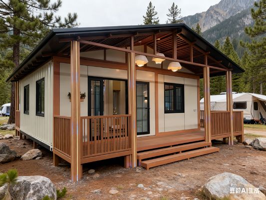 comprar Expandable Container House with 20+ Years Life Time 100mm Thick Walls and 5700x6660x2650mm Expanded Size Fabricación en línea