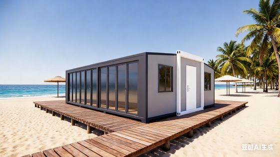 comprar 18.5 Square Meters Floor Area More Than 30 Years Lifespan Foldable Modular Homes with 75mm EPS Sandwich Panels Fabricación en línea