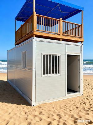 comprar Casa plegable prefabricada de 2 dormitorios con resistencia al viento de 0,5 KN/㎡ y rendimiento sísmico de nivel 8 Fabricación en línea