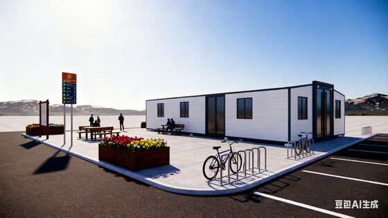 comprar 40ft Expandable Container Home with Dry And Wet Separation Bathroom Customized Wiring Solutions and Steel Single Door Fabricación en línea