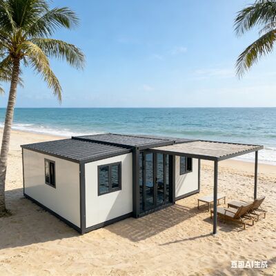 comprar Contenedor plegable de 20 pies con 37 metros cuadrados de superficie útil que cumple con los estándares internacionales de seguridad y una vida útil de más de 20 años para viviendas modulares Fabricación en línea