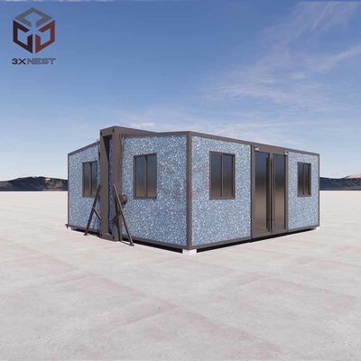 comprar Fully Galvanized Side Frame Prefab Folding House with Grade 8 Earthquake Resistance and 27.5 Square Meters Floor Area Fabricación en línea