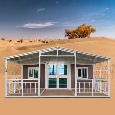 Espacios de vida modulares ecológicos de 40 pies con espesor de piso de 18 mm y marco principal de suelo hecho de contrachapado de bambú