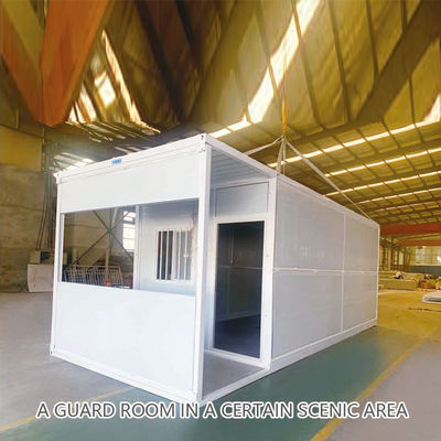 Casa prefabricada ecológica Pequeña casa plegable Caravana Contenedor a prueba de intemperie