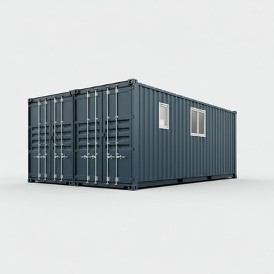 OEM Flatpack plegable Convertido Contenedores de envío Casa de 40 pies