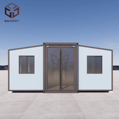 Casa de contenedores de 20 pies con terraza
