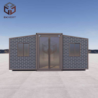 2200mm W Plegable Contenedor de casa pequeña Casa móvil A prueba de huracanes