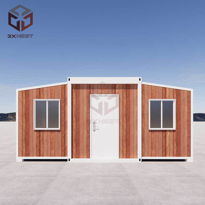 Casas prefabricadas de contenedores de almacenamiento para 2-4 personas con alto rendimiento sísmico