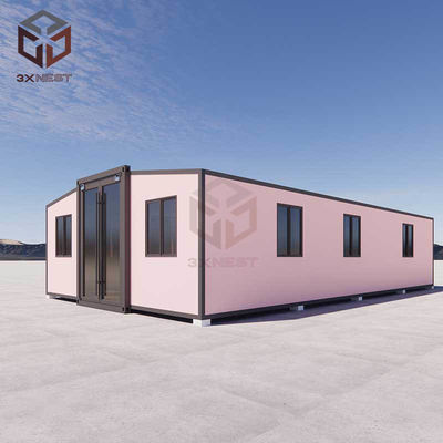 Casa con dos dormitorios en un contenedor expandible