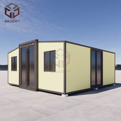 Envío plegable de 20 pies contenedor prefabricado casa móvil plegable