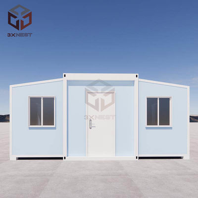 Casas modulares plegables comerciales personalizadas de contenedores de 20 pies