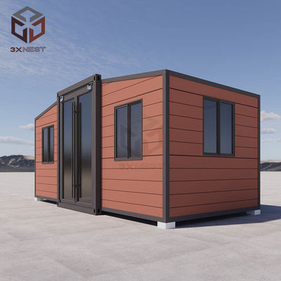 Contenedor sostenible Casa expandible Bastone Mobile Casa prefabricada expandible 10 pies