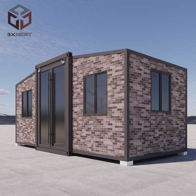 Resistente a la intemperie Casas de contenedores expandibles de 10 pies Casa modular