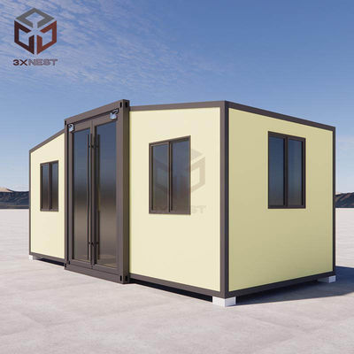Casa prefabricada portátil con bastón móvil expandible