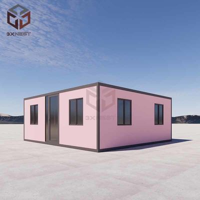 Casas modulares plegables de 40 pies para oficinas móviles