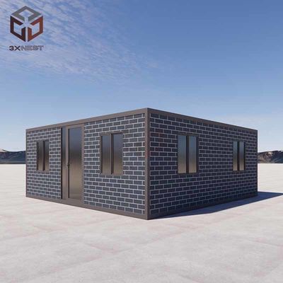 ODM 40 pies expandible Flat Pack Casa plegable Casas de contenedores de envío