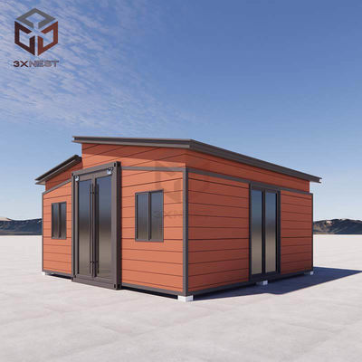 Casas de contenedores plegables prefabricadas modulares y portátiles