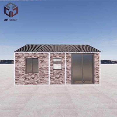 Prefabricado de lujo Flat Pack Casa plegable Contenedor expandible Panel de sándwich EPS